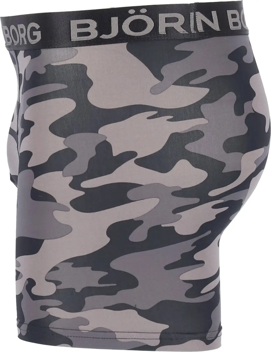 Björn Borg BB Tonal Camo 1p Shorts - Performance - Zwart S