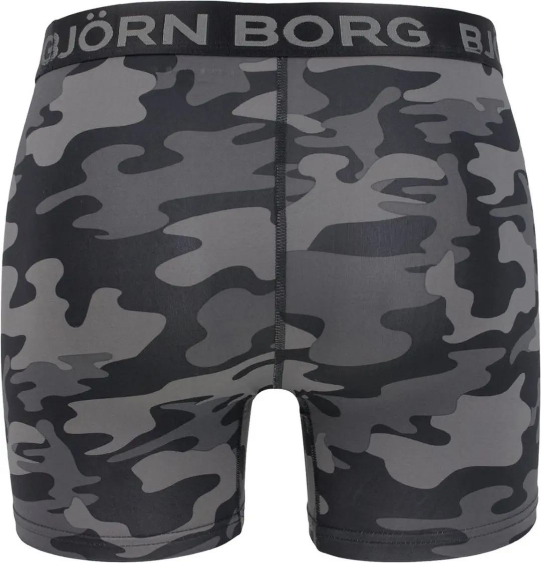 Björn Borg BB Tonal Camo 1p Shorts - Performance - Zwart S