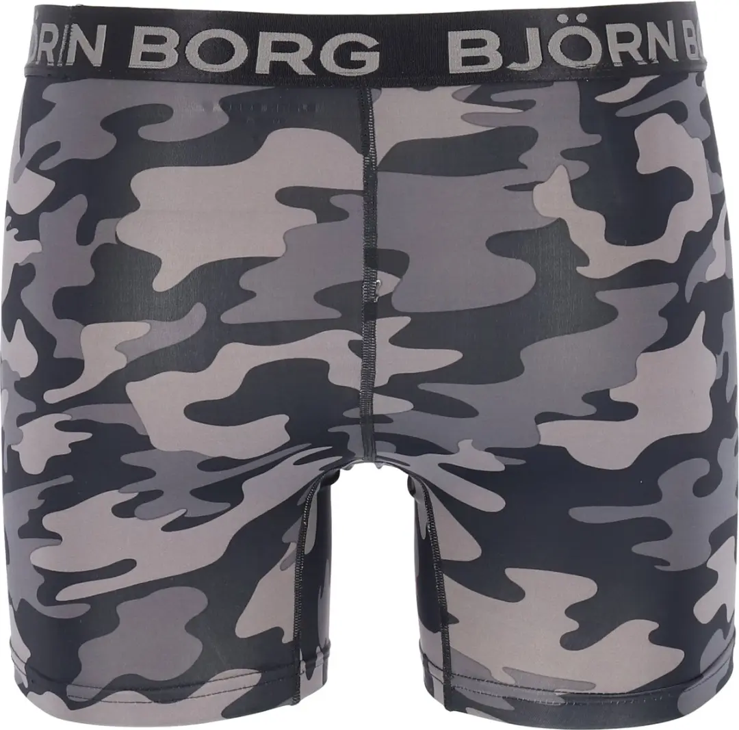 Björn Borg BB Tonal Camo 1p Shorts - Performance - Zwart S