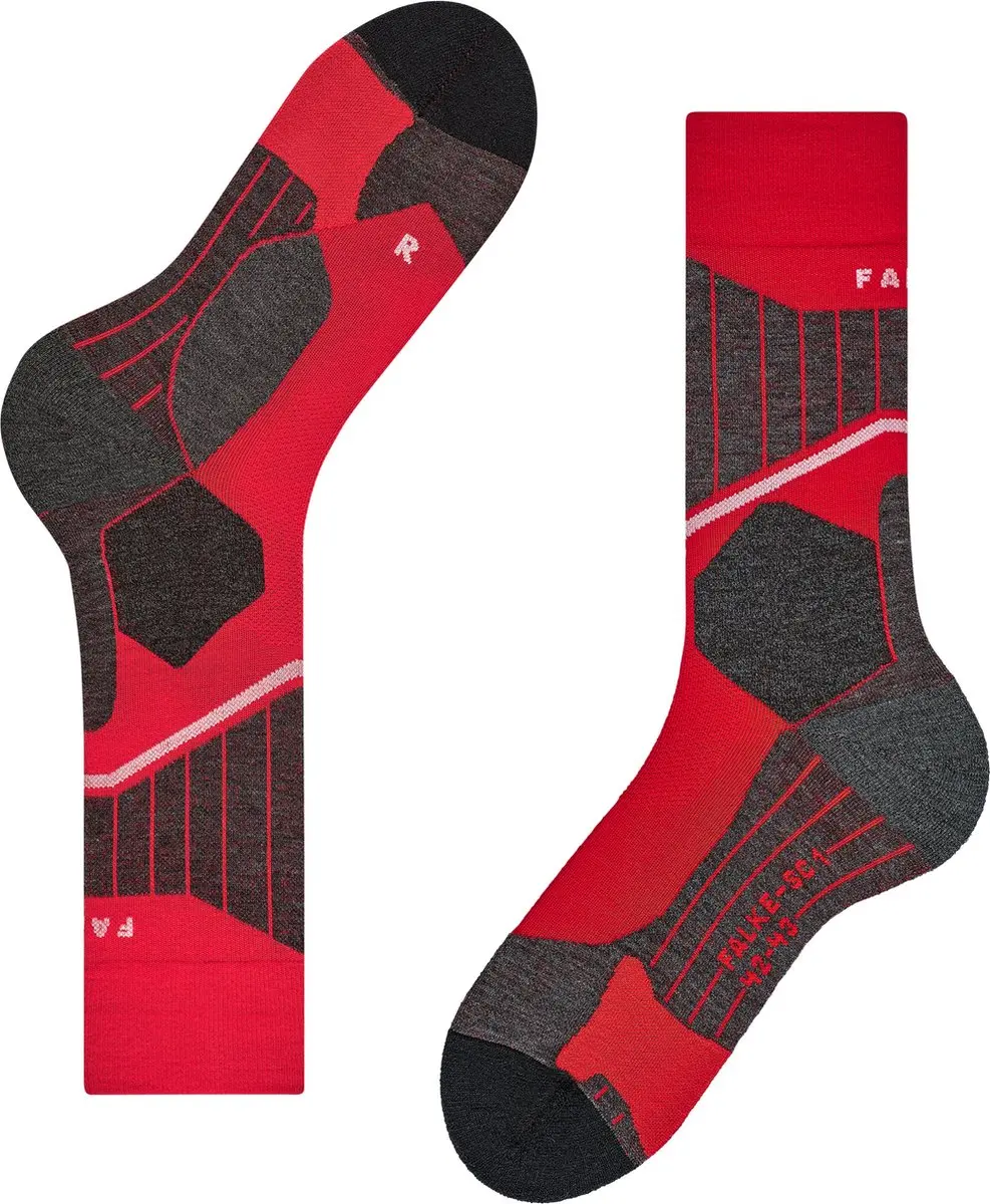 Falke SC1 Langlauf Sokken Compressie - Rood - Maat 44-45