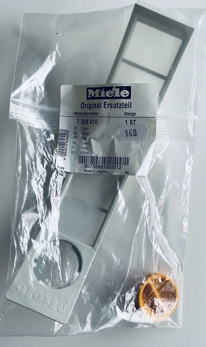 MIELE PLUIZENFILTER WASDROGER 240 X 49 X 50 MM 7358910