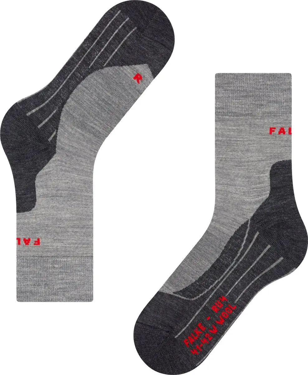 Falke RU4 Wool Anti-Blaar Sokken Dames - 41/42 - Grijs - afbeelding 6 van 6