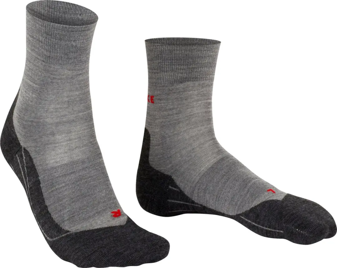 Falke RU4 Wool Anti-Blaar Sokken Dames - 41/42 - Grijs