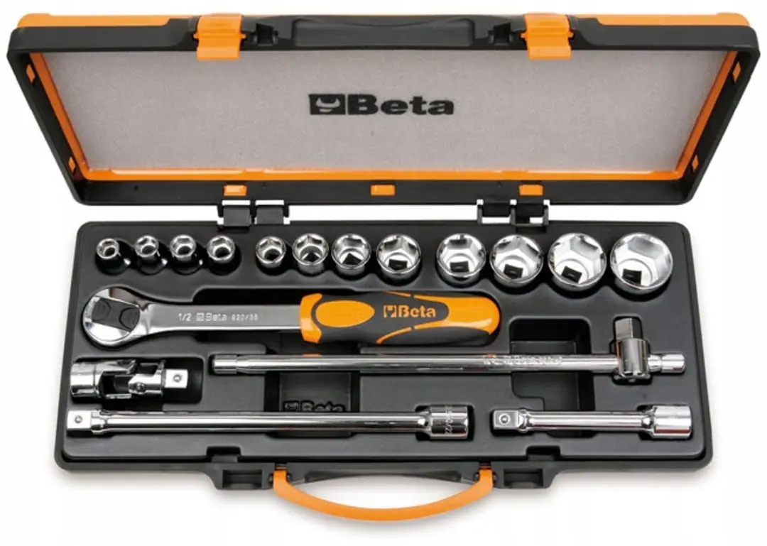 Beta Gereedschapset 1/2" Dopsleutels 17-delig
