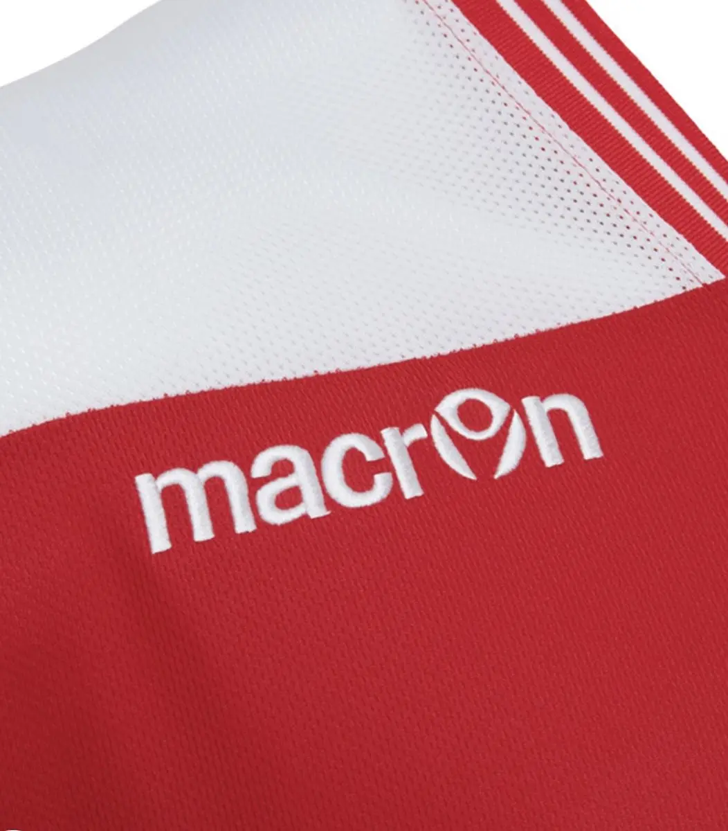 Macron Kons Basketbalshirt Heren - M - Rood/Wit