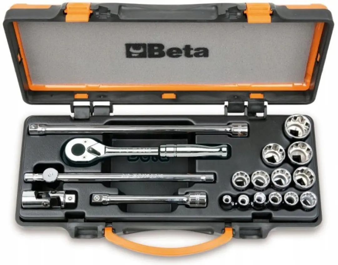 Beta 18-delige Doppenset 3/8"