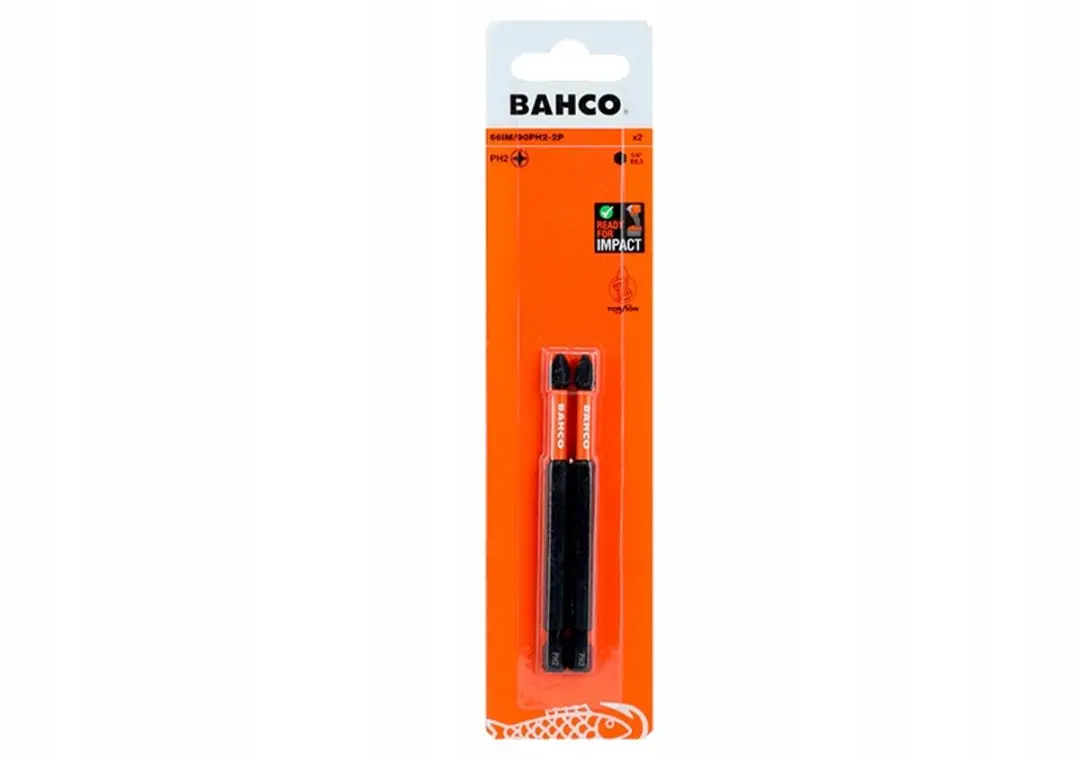 Bahco PH3 Slagbits 1/4" 90mm - 2 Stuks