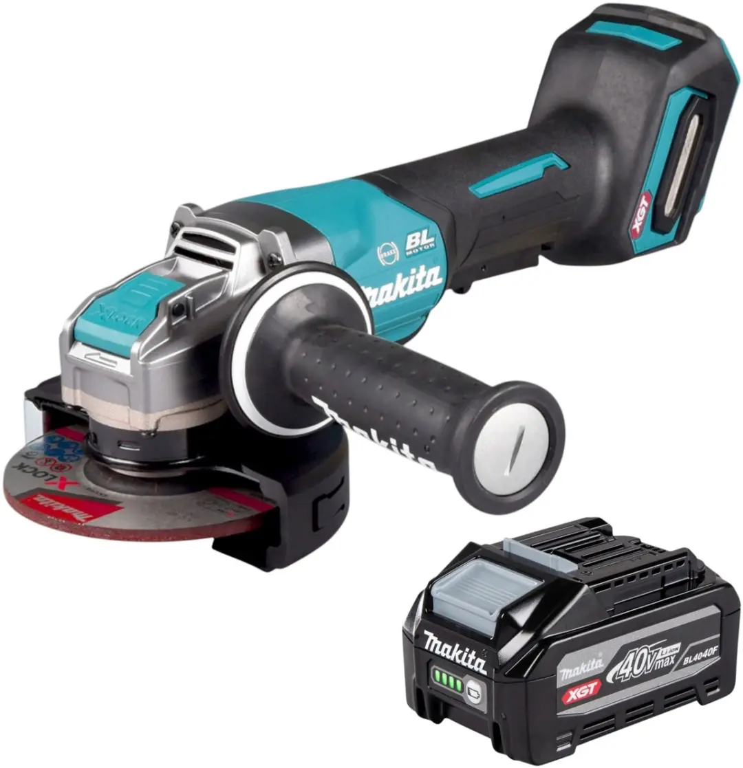 Makita GA047GZ Accu Haakse Slijper 125mm X-LOCK Brushless