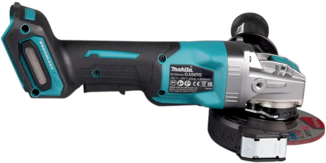 Makita GA047GZ Accu Haakse Slijper 125mm X-LOCK Brushless