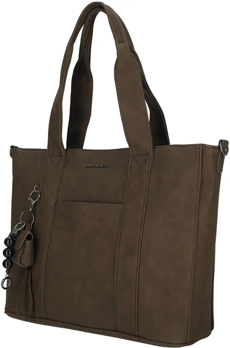Enrico Benetti Taylor Shopper 15 inch Laptoptas - Bruin