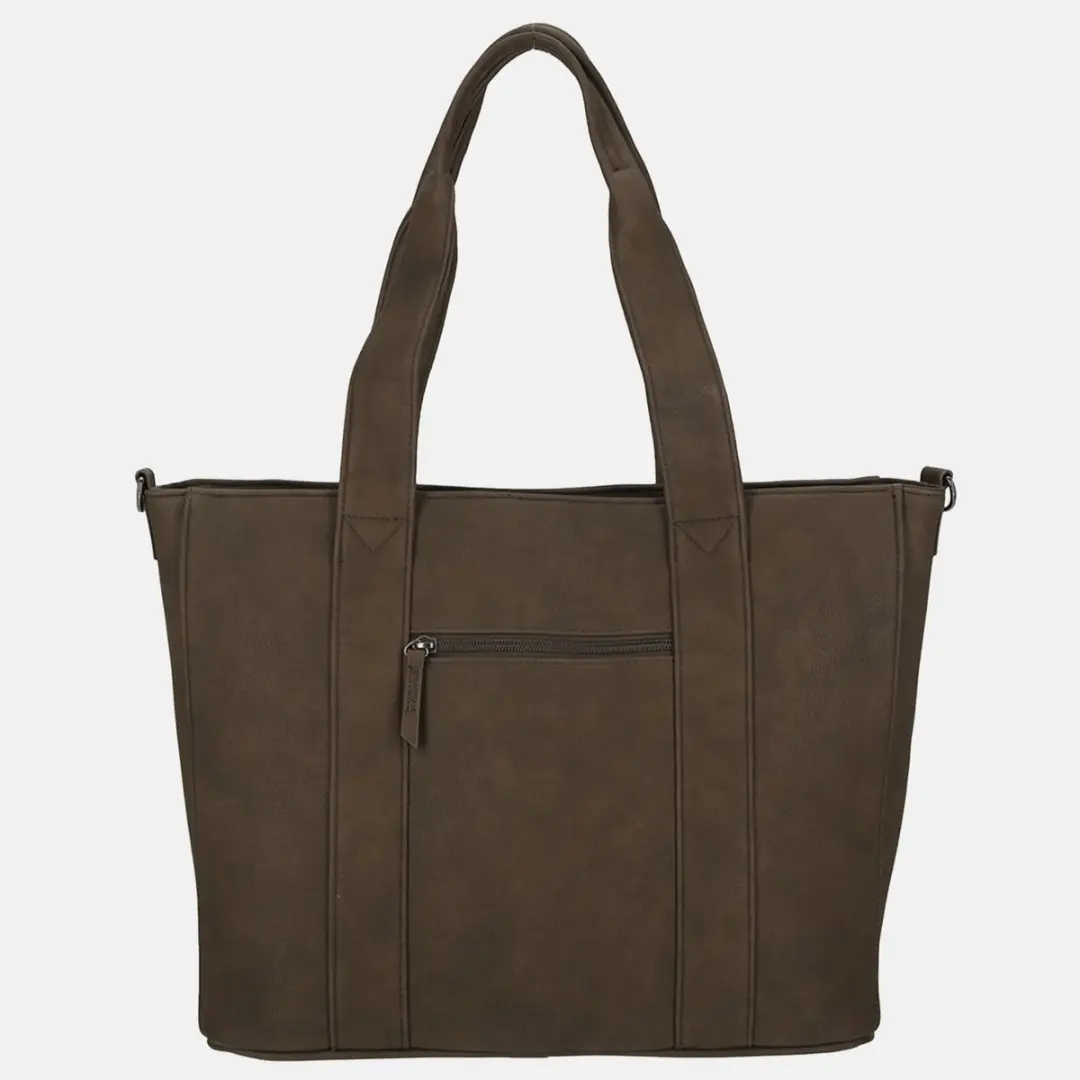 Enrico Benetti Taylor Shopper 15 inch Laptoptas - Bruin