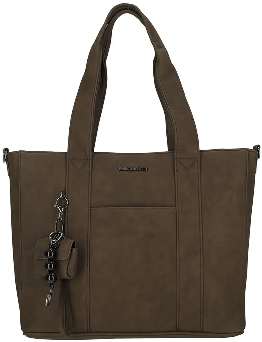 Enrico Benetti Taylor Shopper 15 inch Laptoptas - Bruin