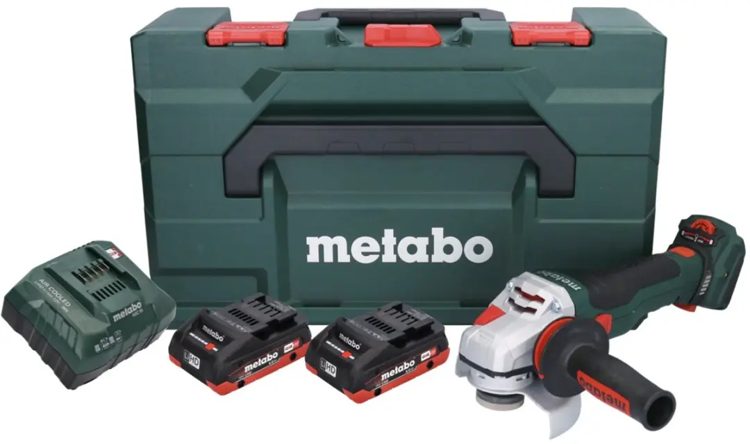 Metabo WVB 18 LTX BL 15-125 Haakse Slijper - 18V 125mm Borstelloos - 2x 4.0Ah Accu