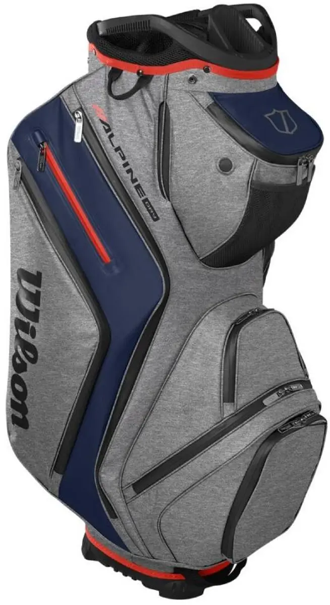 Wilson Alpine Dry Waterproof Cartbag 2025 - Grijs Blauw