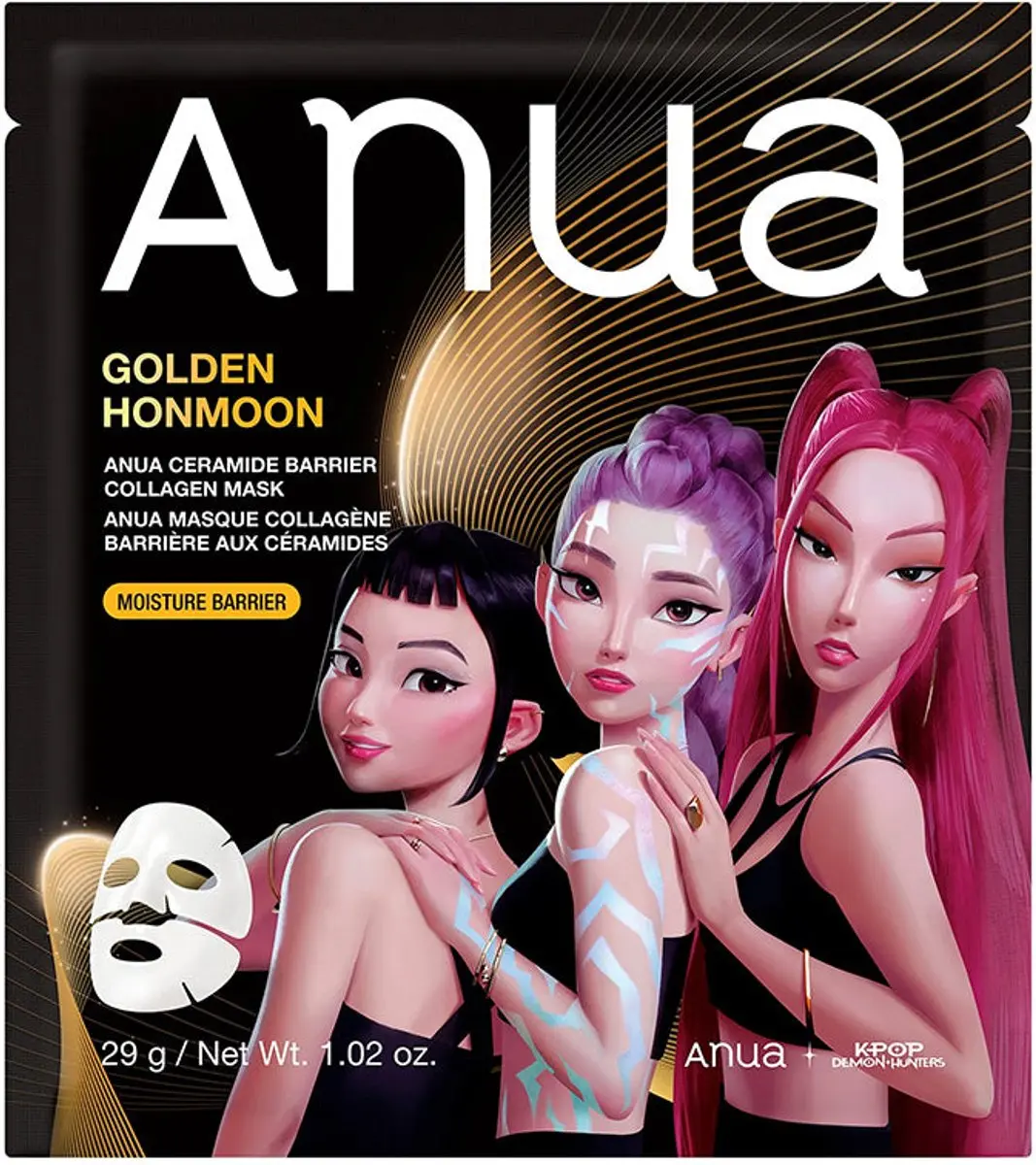 Anua KPop Demon Hunters Ceramide Barrier Mask 29ml
