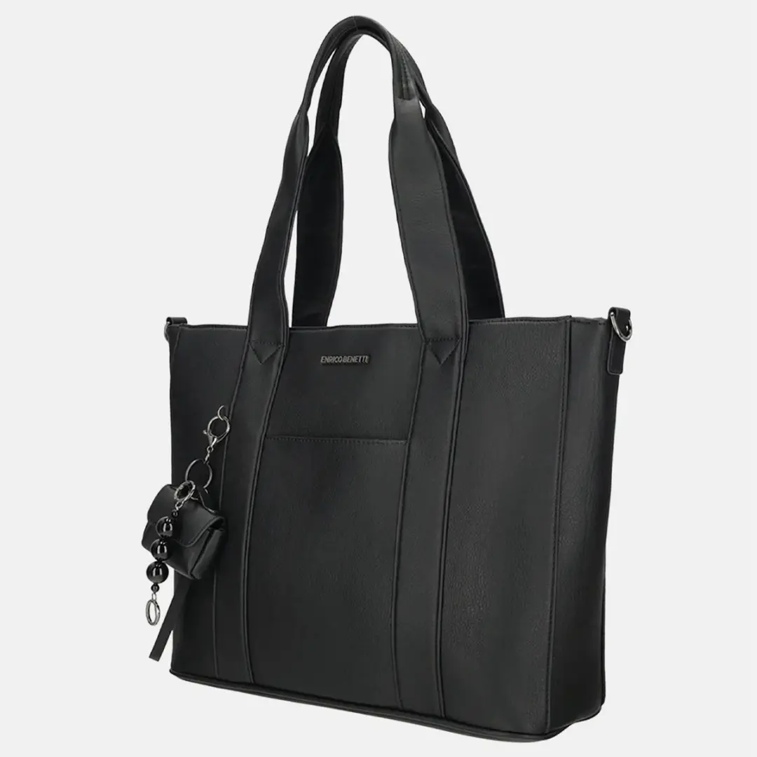 Enrico Benetti Taylor Shopper 15 inch Laptoptas - Zwart
