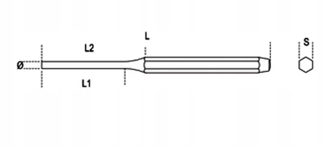 Beta Cilindrische Uitslag Bout 4x175mm - Model 31L/4