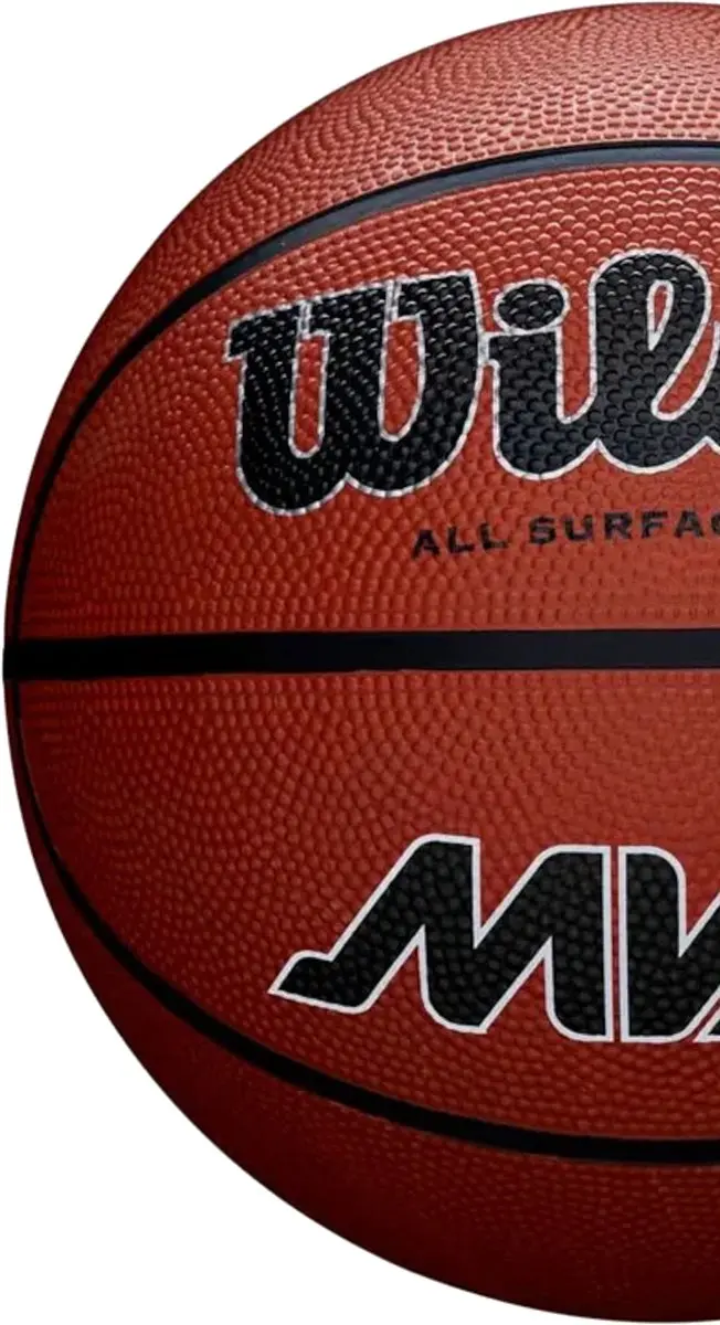 Wilson MVP 7 Rubber Streetball Basketbal - Bruin