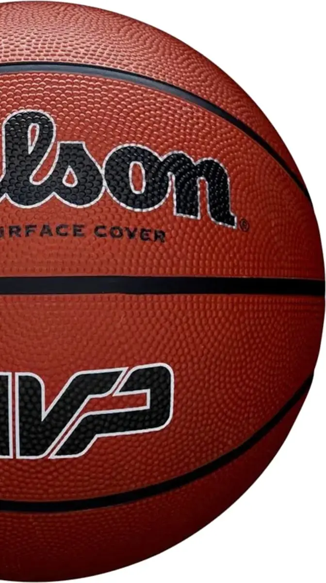 Wilson MVP 7 Rubber Streetball Basketbal - Bruin