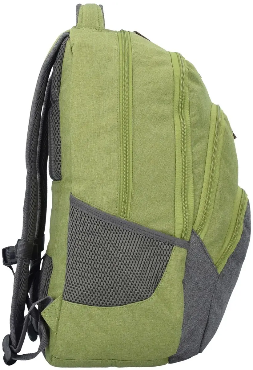 Travelite Basics Backpack 80 - 15 inch - 7 Vakken - Groen Grijs