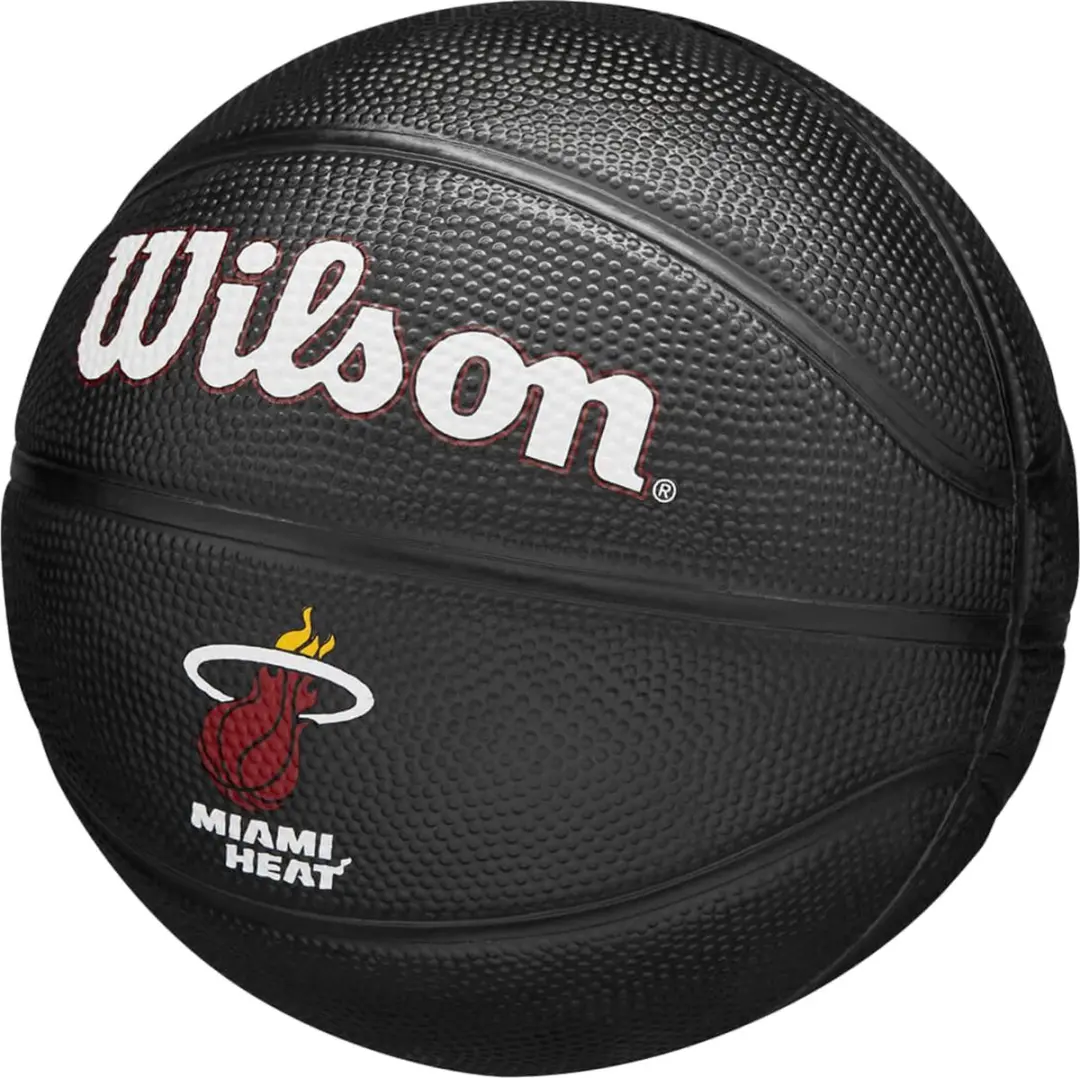 Wilson NBA Team Tribute Mini Miami Heat Basketbal - 3 - afbeelding 6 van 6