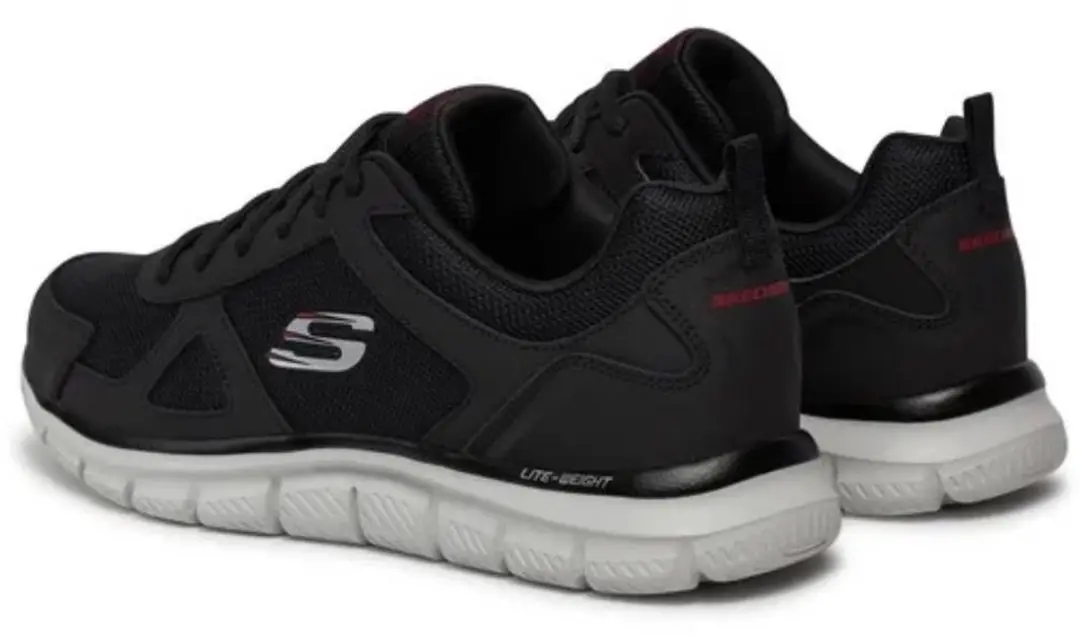 Skechers Track Sneakers 42 - Trail - Zwart/Wit/Rood