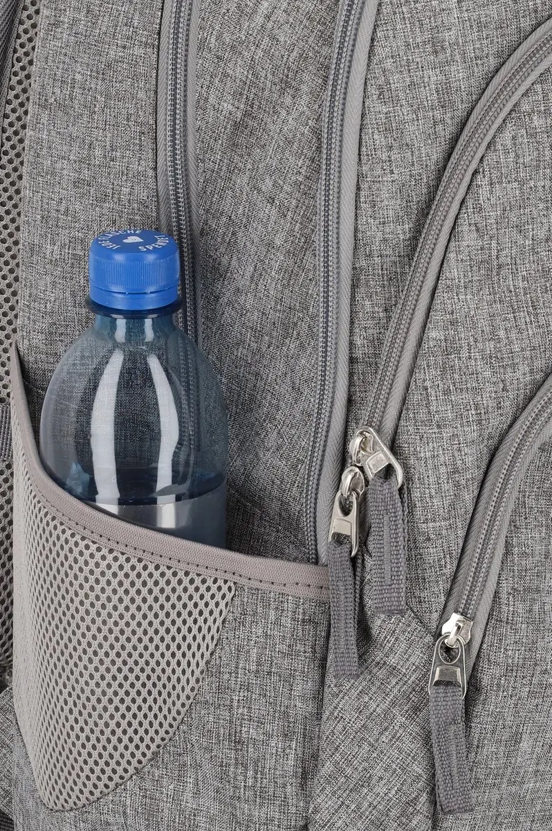Travelite Basics Backpack 03 - 15 inch - 7 Vakken - Lichtgrijs