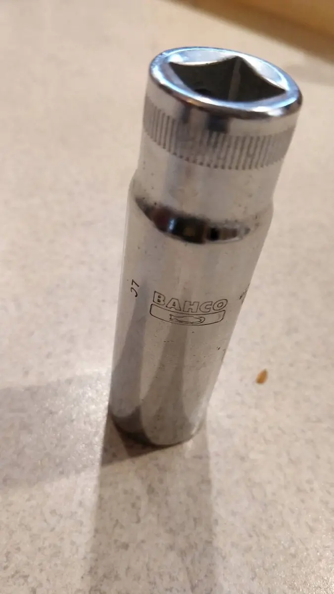 Bahco Lange Dop 1/2" 12mm Zesthoekig
