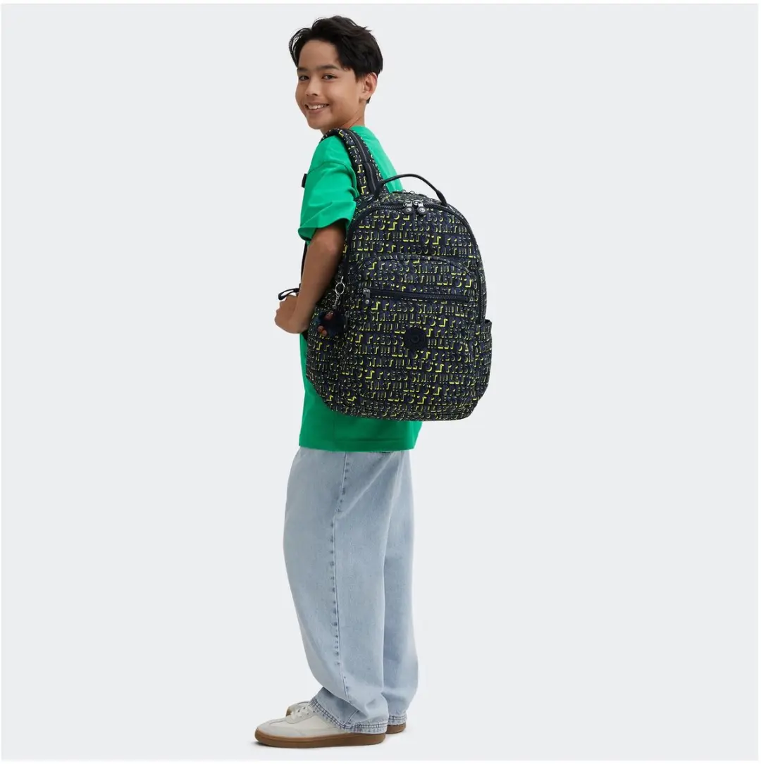 Kipling Seoul College Extra Rugzak - 15 inch - Multicolor