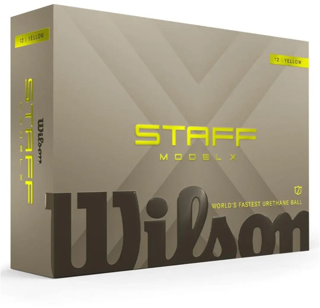 Wilson Staff Model X Golfballen Geel - 12 Stuks