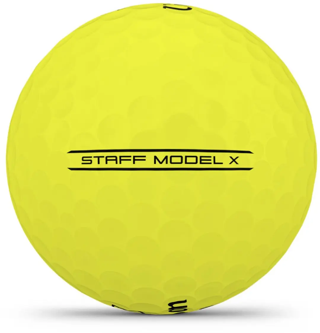 Wilson Staff Model X Golfballen Geel - 12 Stuks
