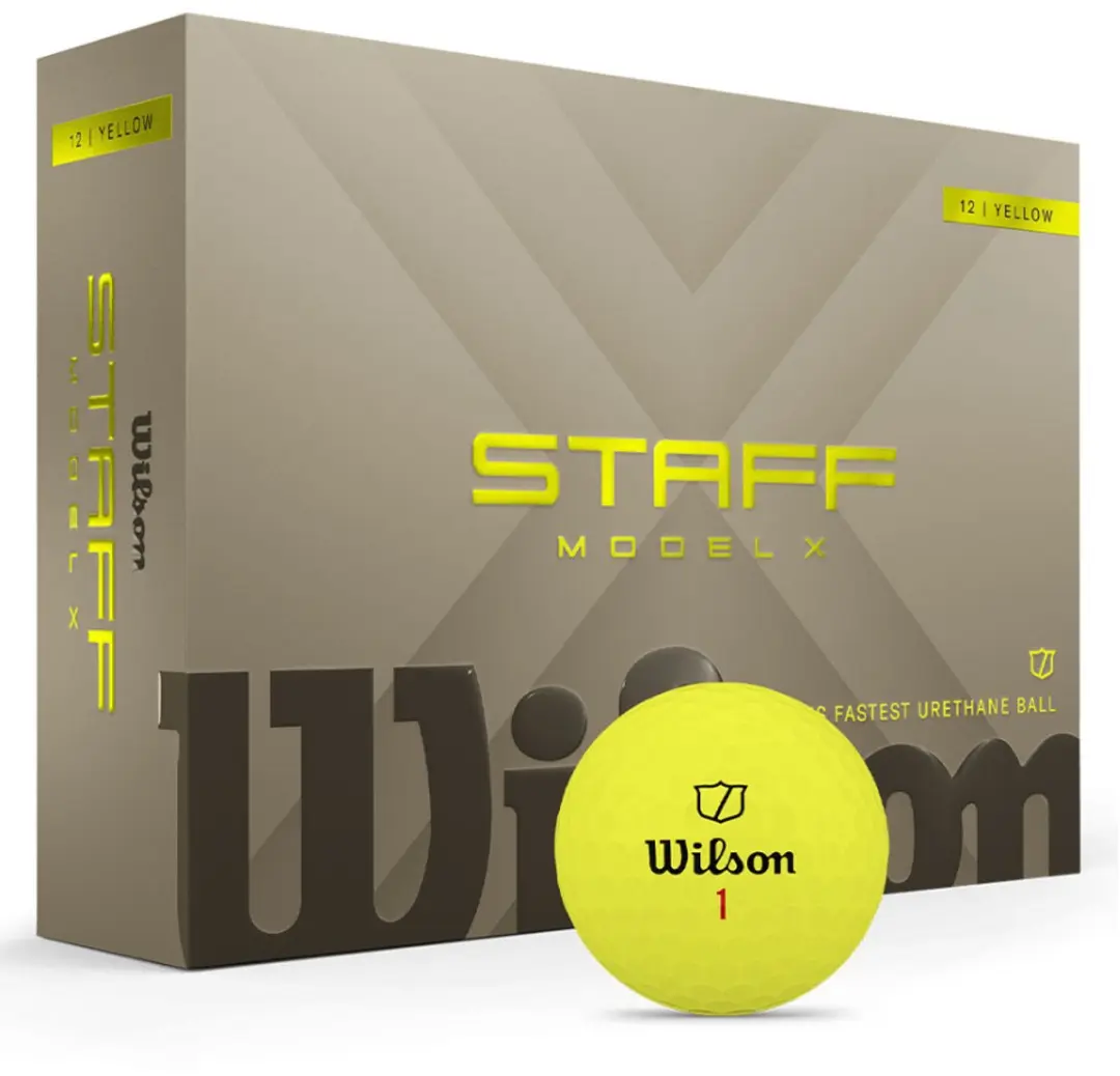 Wilson Staff Model X Golfballen Geel - 12 Stuks