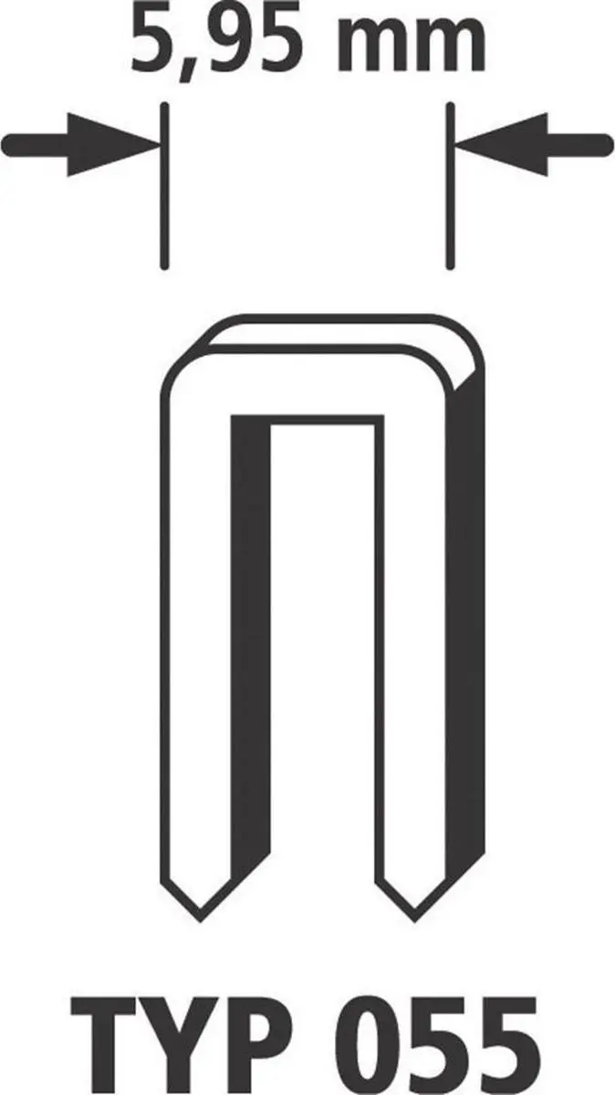 Wolfcraft 7166000 Nietjes Type 055 - 1200 Stuks