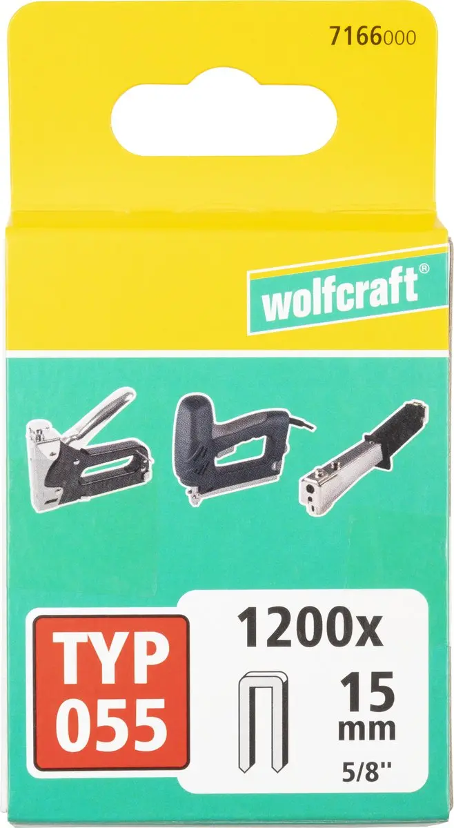 Wolfcraft 7166000 Nietjes Type 055 - 1200 Stuks