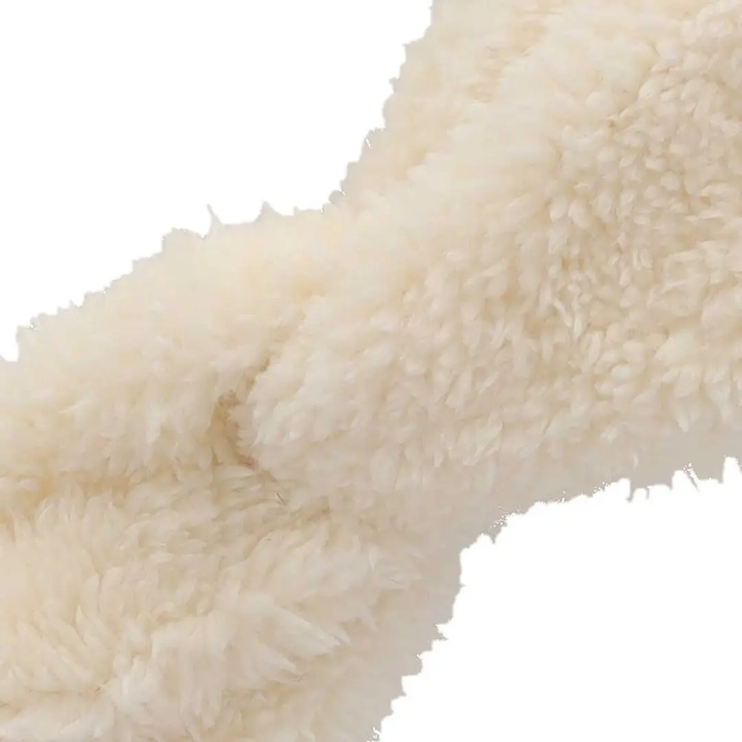 Sarlini Teddy Wol Haarband - One Size - Woolwhite