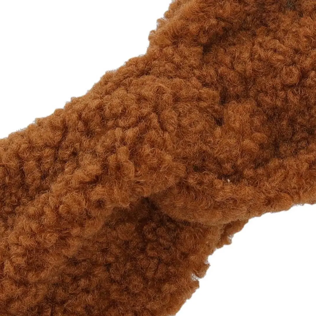 Sarlini Teddy Wol Haarband - One Size - Woolwhite