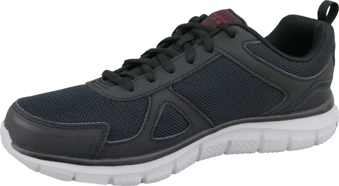 Skechers Track Sneakers 45 - Zwart/Wit/Rood