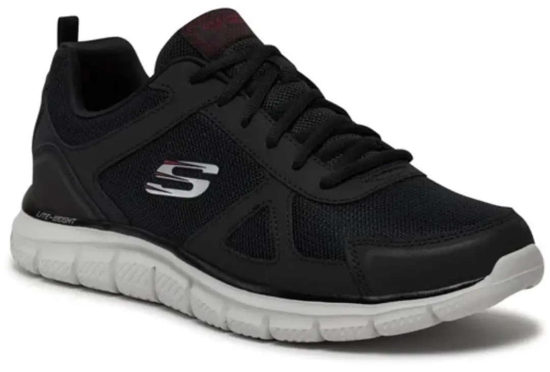 Skechers Track Sneakers 45 - Zwart/Wit/Rood