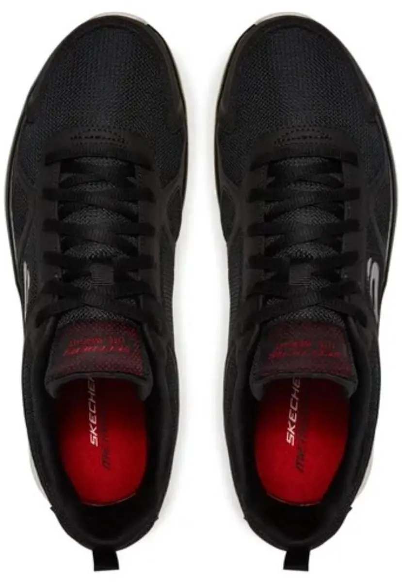 Skechers Track Sneakers 45 - Zwart/Wit/Rood