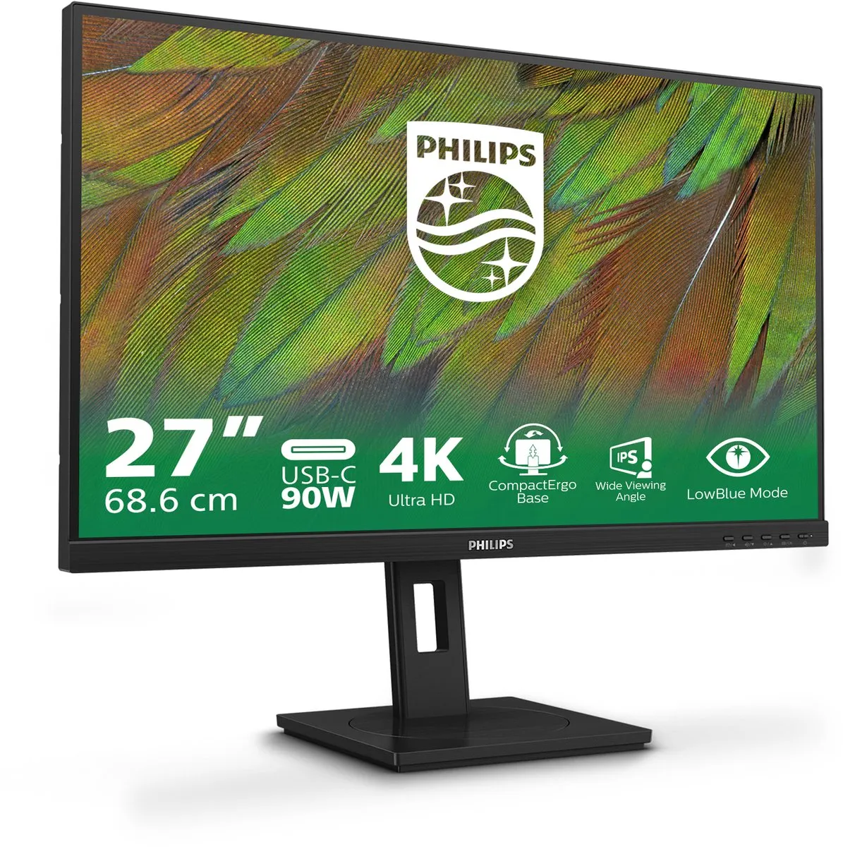 Philips 3000 Series 27B1U3900/00 Monitor 4K 27" - Zwart - afbeelding 6 van 6