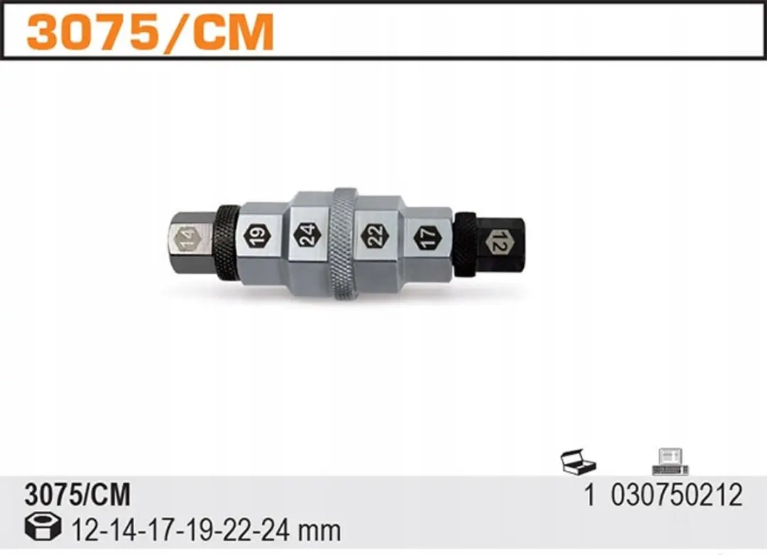 Beta Wielkopasdopsleutel 12-24mm