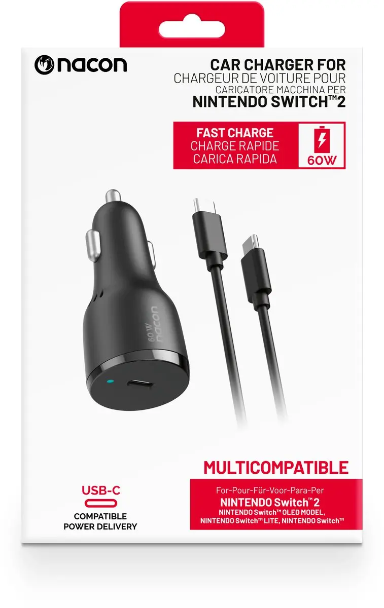 Nacon Switch 2 Oplaadadapter USB-C