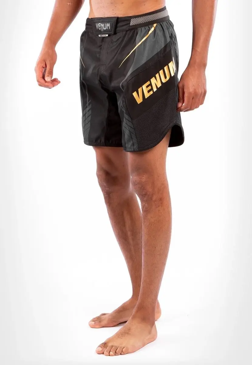 Venum Athletics Fightshorts Zwart/Goud - XS