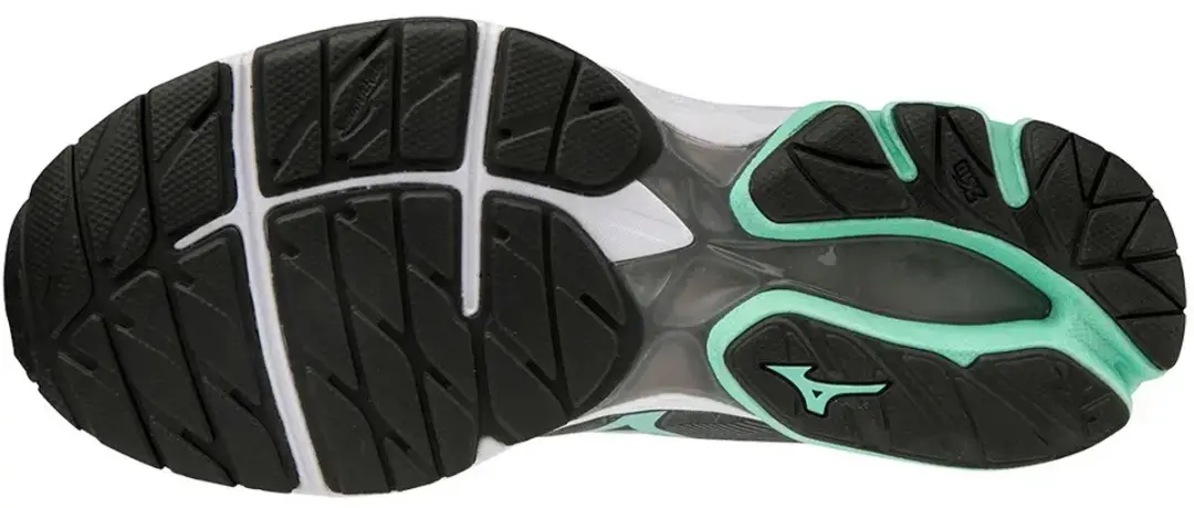 Mizuno Wave Kizuna Damesschoenen 40.5 - Zwart/Grijs/Groen