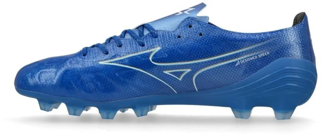 Mizuno Alpha Pro FG Voetbalschoenen 43 - Laser Blue/White/Gold