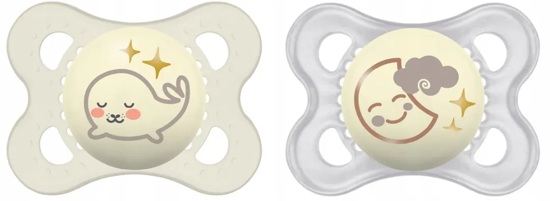 MAM Original Night Speen 2-6 maanden - Orthodontisch - 2 Stuks - afbeelding 5 van 5