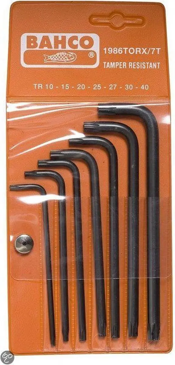Bahco Inbussleutelset 1986Torx