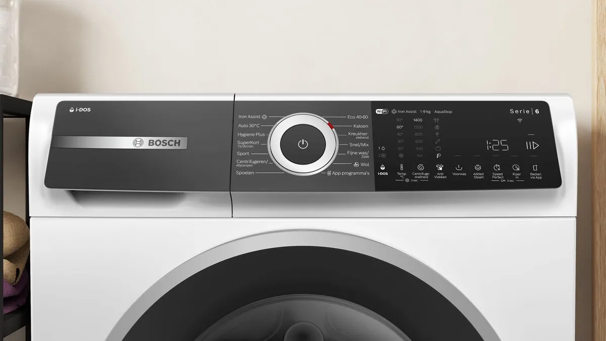 Bosch Serie 6 WGH244A7NL Wasmachine 9kg - 1400rpm - Wit