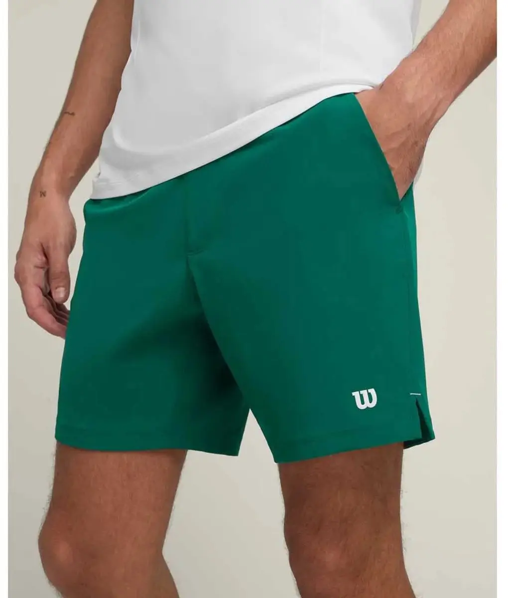 Wilson Team Korte Broek 7" - XXL - Courtside Green