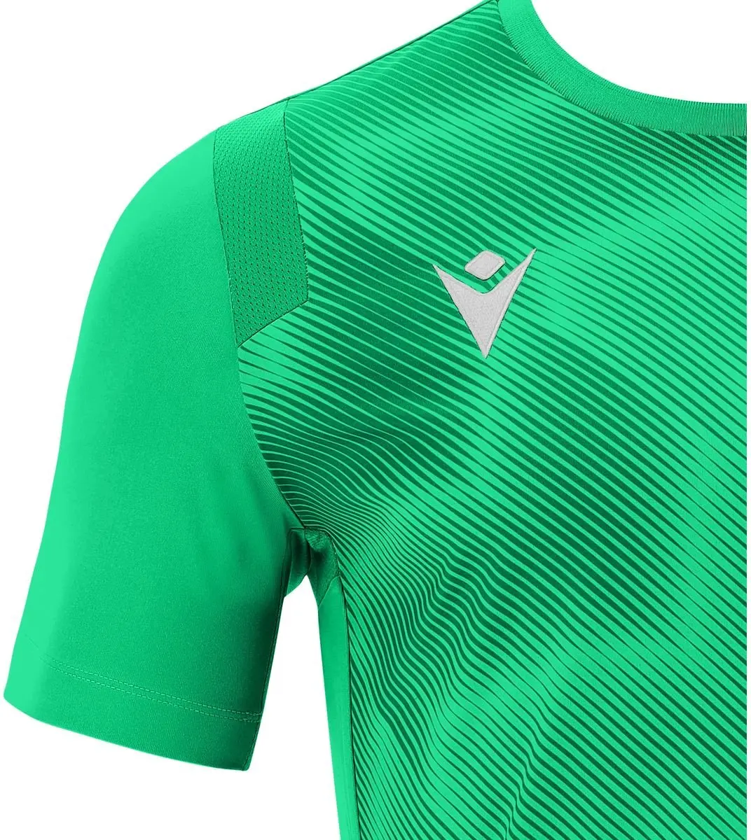 Macron Rodders Shirt Korte Mouw Kinderen - Groen 7-8 Y